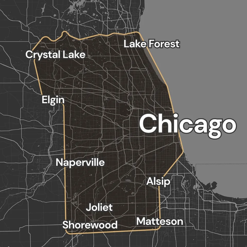 Delivery map